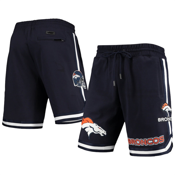Men's Denver Broncos Navy Shorts Men's Denver Broncos Navy Shorts